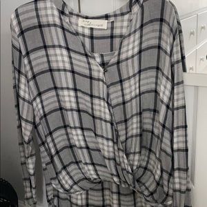 Vintage Havana plaid top